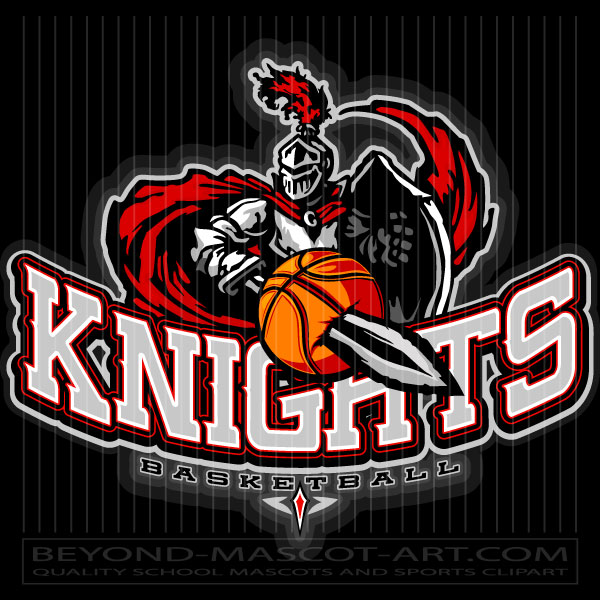 Basketball Knight Design Logo Vector Basketball ImageBasketball Knight