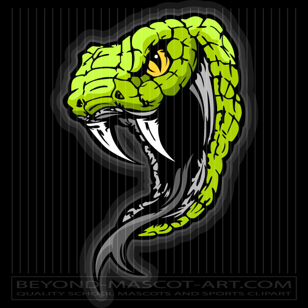 Viper Head Clipart Graphic Vector Image