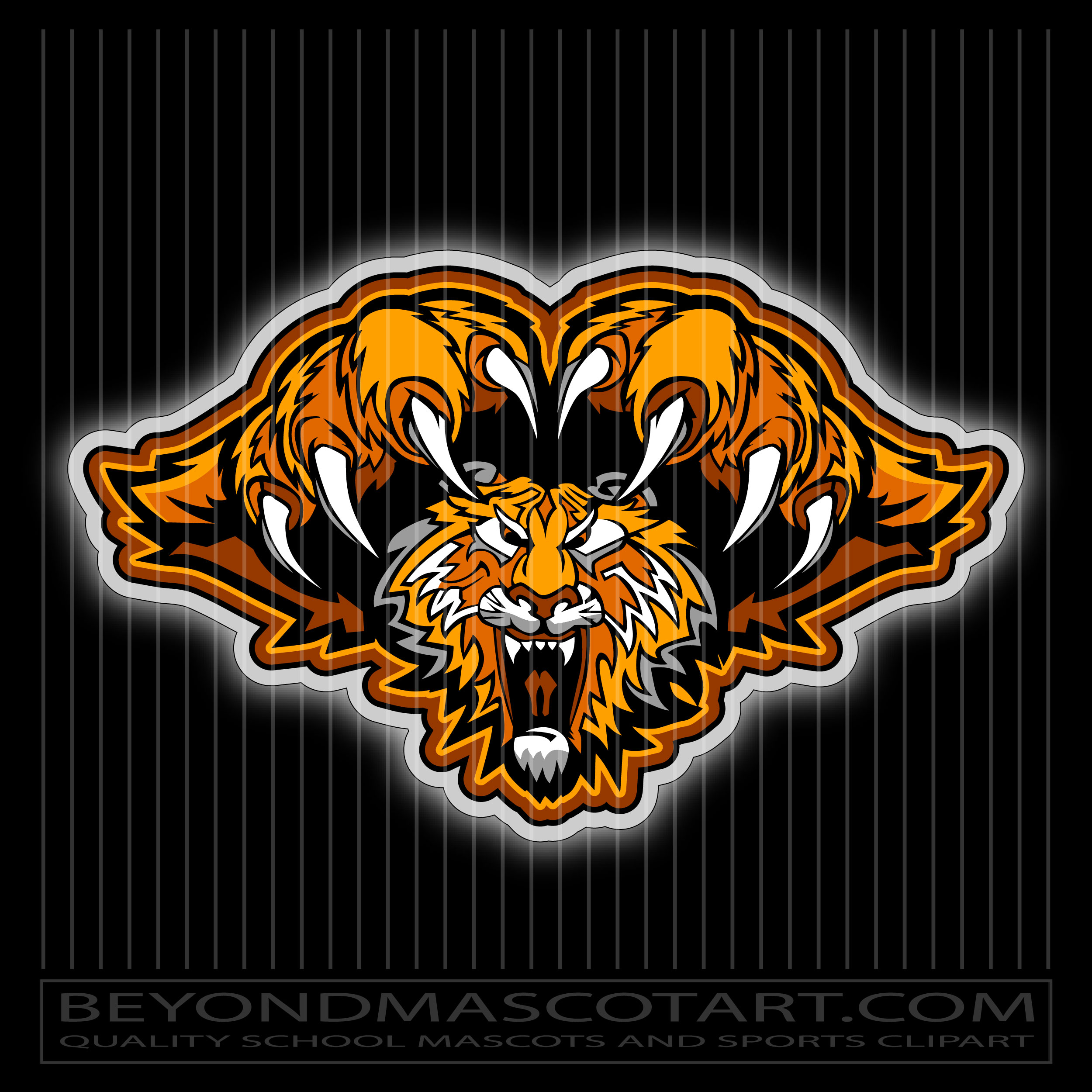 Tiger Mascot, Vector Format
