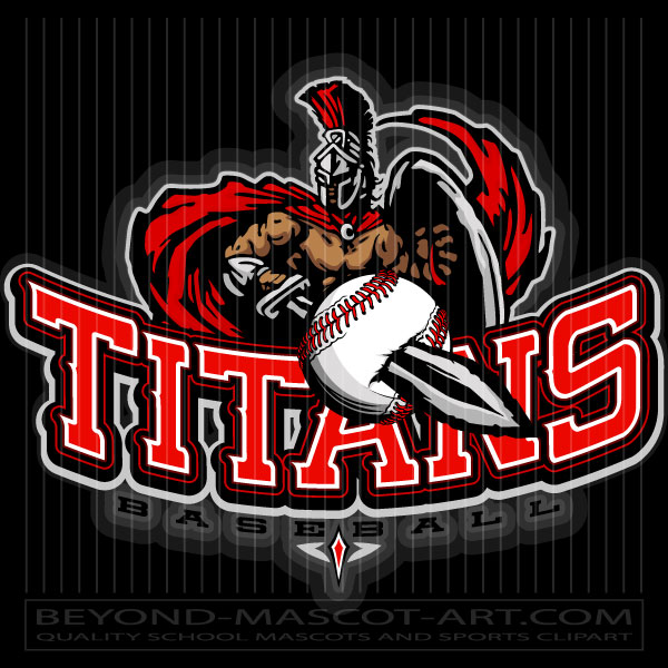 Download Baseball Titan Design | Team Logo Clip Art Image in Vector ...