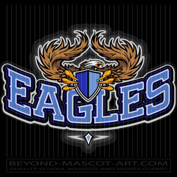 Eagles Team Design Logo Vector Image