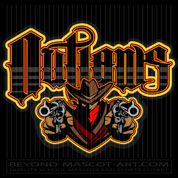 Outlaws Team Design Logo Vector Outlaws Image