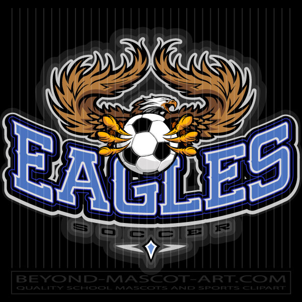 Sport Team Emblem with Eagle Online Logo Template - VistaCreate