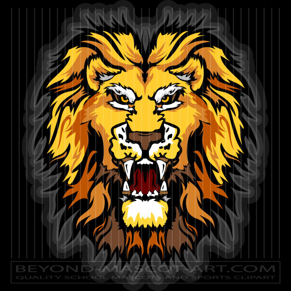 Lion Clip Art Graphic Vector Lion Image