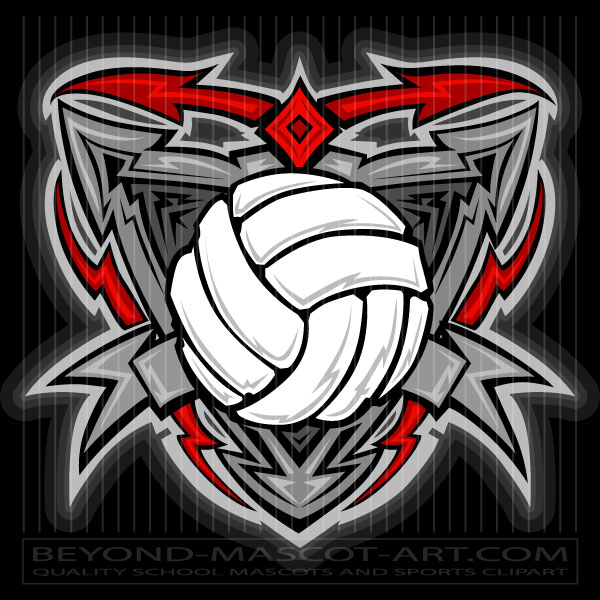 Cool Volleyball Graphic Graphic Vector Volleyball Image