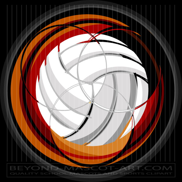 Volleyball Vector Art - Vector Clipart Images with Volleyball Themes