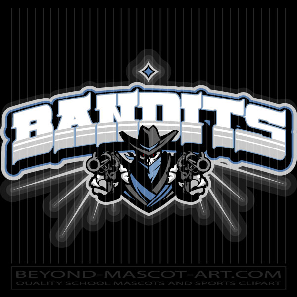 Bandits Design Logo Vector Bandits Image