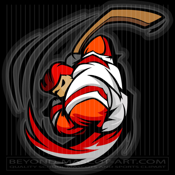 Vector Hockey Player Graphic Vector Hockey Image