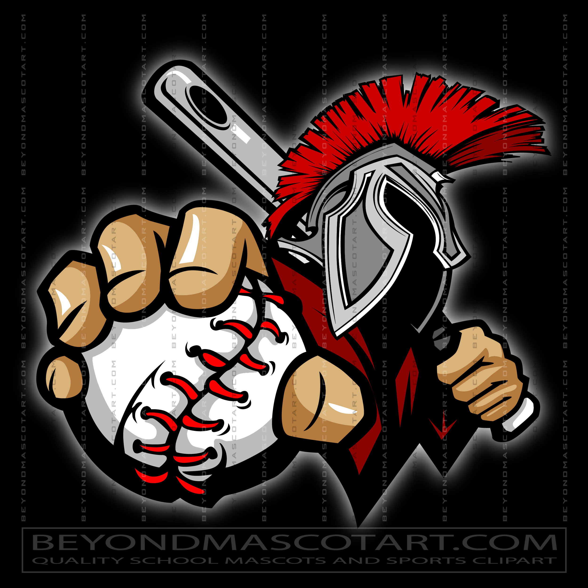 Spartans Baseball Logo Art Files Ai Eps Png Svg